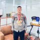 Bripda Edo Herlando Raih Emas Taekwondo, Harumkan Nama Polri
