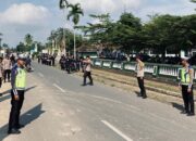 Pengamanan Ketat, Polres Tubaba Kawal Pengesahan Warga PSHT