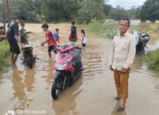 Hujan 1 Jam, Banjir Rendam Sendang Ayu, Jalan Terancam Putus