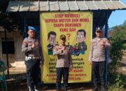 Polsek Tanjung Raja Edukasi Warga Soal Kendaraan Bodong