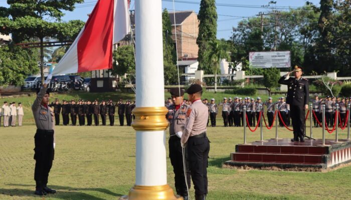 Hari Lahir Pancasila 2026, Polres Lampung Utara Gelar Upacara