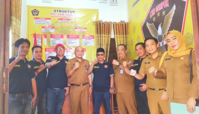 Kesbangpol Lampura Sambangi DPC LSM GEMPUR, Perkuat Sinergi Organisasi