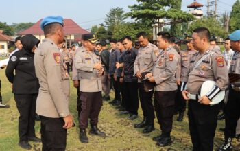 Si Propam Polres Lampung Utara Gelar Gaktibplin Tingkatkan Disiplin Personel