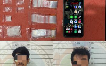 Dua Pelaku Narkoba Dibekuk di Kotabumi, 12 Paket Sabu Diamankan