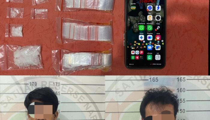 Dua Pelaku Narkoba Dibekuk di Kotabumi, 12 Paket Sabu Diamankan