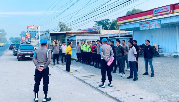 Polres Tubaba Pastikan Fun Walk Bersama TVRI Lampung Aman dan Kondusif