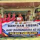 Sambut HUT Bhayangkara ke-80, Polsek Tumijajar Salurkan Bantuan Sosial Kepada Warga