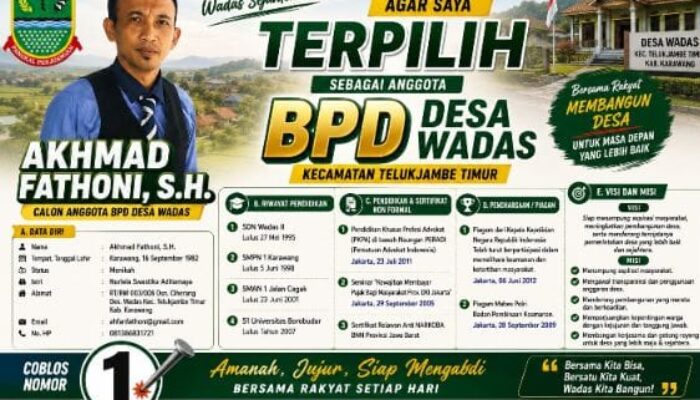 Diduga Ada Intervensi dalam Musyawarah Lingkungan, Calon Anggota BPD Wadas Minta Panitia Lakukan Investigasi