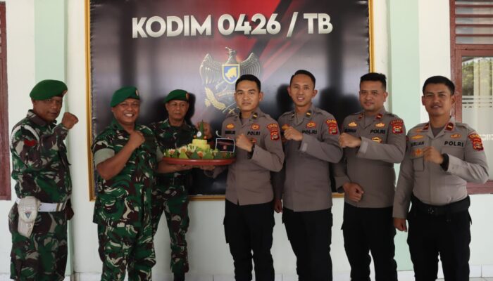 “HUT TNI ke-81, Polres Tulang Bawang Beri Kejutan”